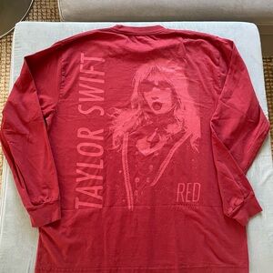 Taylor Swift Red crew neck long sleeve